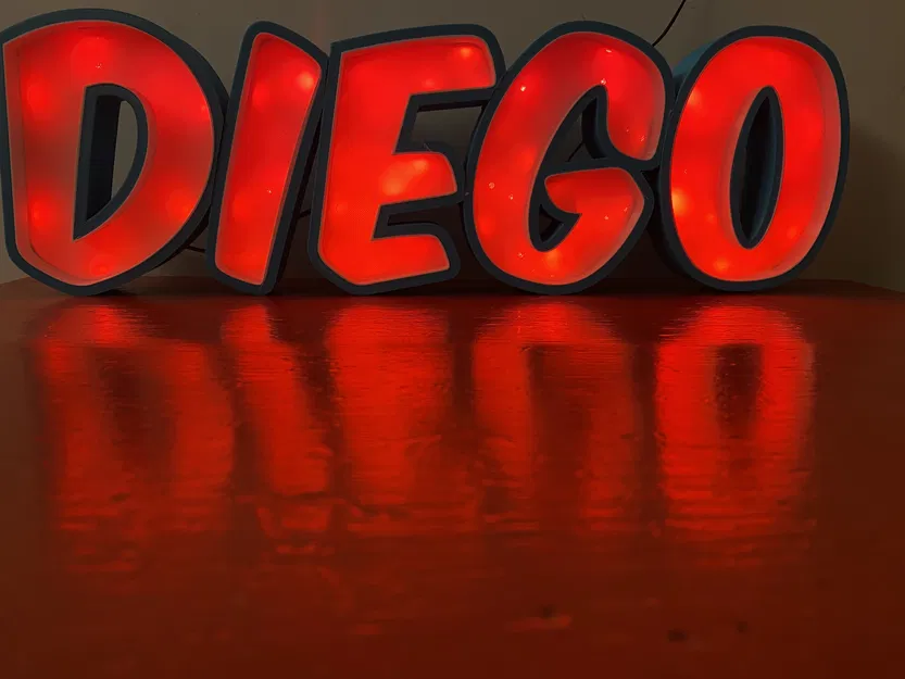 Đèn LED Tên DIEGO - Image 4