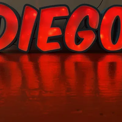 Đèn LED Tên DIEGO