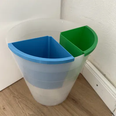 Khay đựng rác cho thùng rác văn phòng IKEA (tùy chỉnh với file FreeCAD)