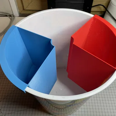 Khay đựng rác cho thùng rác văn phòng IKEA (tùy chỉnh với file FreeCAD)