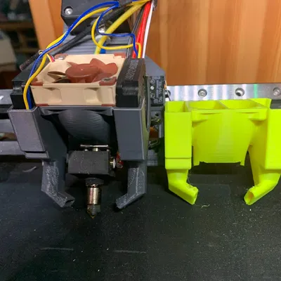 Ống Quạt Kép 4010 EB - Kênh Dài Thêm (+16mm) cho Ender 3 CR-10 CR-30