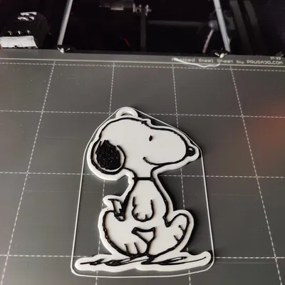 Móc Khóa Snoopy Đi Bộ - Bản Siêu Lớn