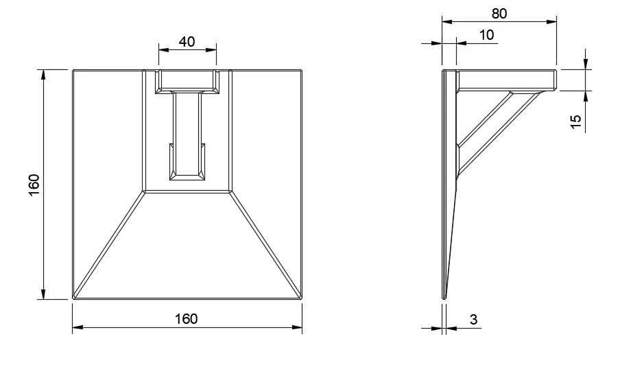 Kệ nhỏ & mỏng có bộ gá khoan - Image 2
