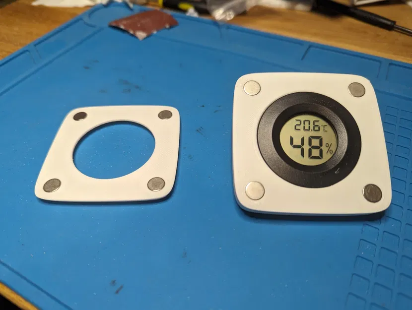 Đế Gắn Cảm Biến Độ Ẩm Hộp Khô Dùng Nam Châm 8x2mm - Image 2