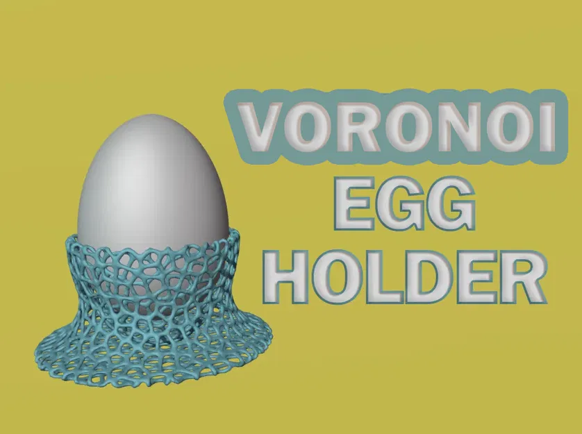Giá đỡ trứng theo phong cách Voronoi - Image 1