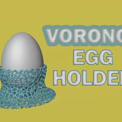 Giá đỡ trứng theo phong cách Voronoi