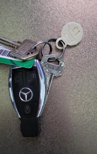 Móc Khóa Xe Đẩy Siêu Thị Kiểu Anh - Image 2