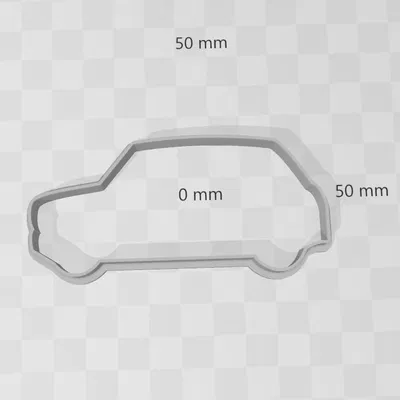 Khuôn Cắt Bánh Quy Hình Austin Mini 02cm - 10cm