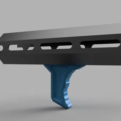 Tay Nắm Foregrip 'Răng' Airsoft Tối Giản Cho Ray M-LOK