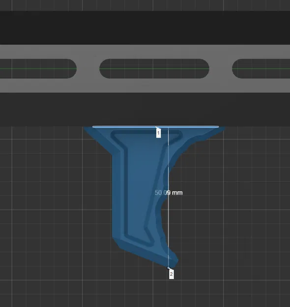 Tay Nắm Foregrip 'Răng' Airsoft Tối Giản Cho Ray M-LOK - Image 5