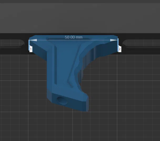 Tay Nắm Foregrip 'Răng' Airsoft Tối Giản Cho Ray M-LOK - Image 6