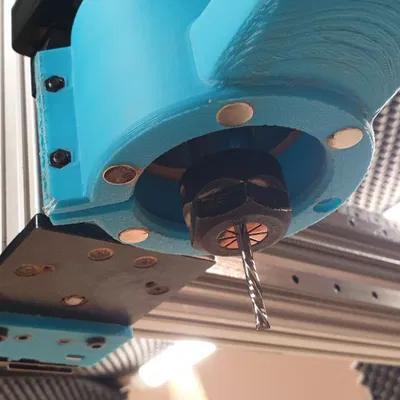 Đế Hút Bụi Từ Tính Nhỏ Gọn Cho Trục Chính 80mm