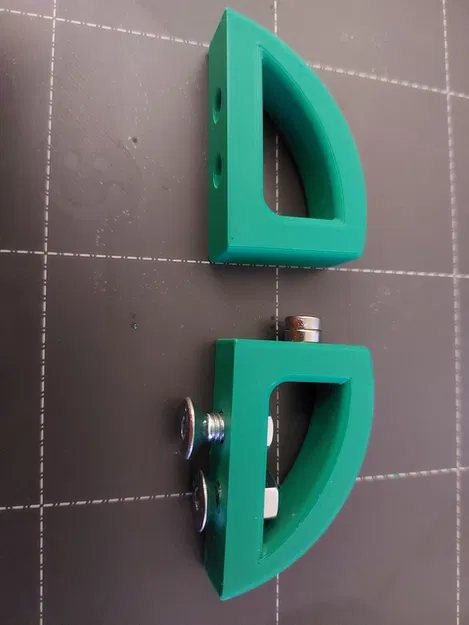 Tay nắm cửa có khóa nam châm - Image 2