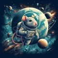 Hueforge "Mausonaut" - Chuột Phi Hành Gia - Thumbnail 1