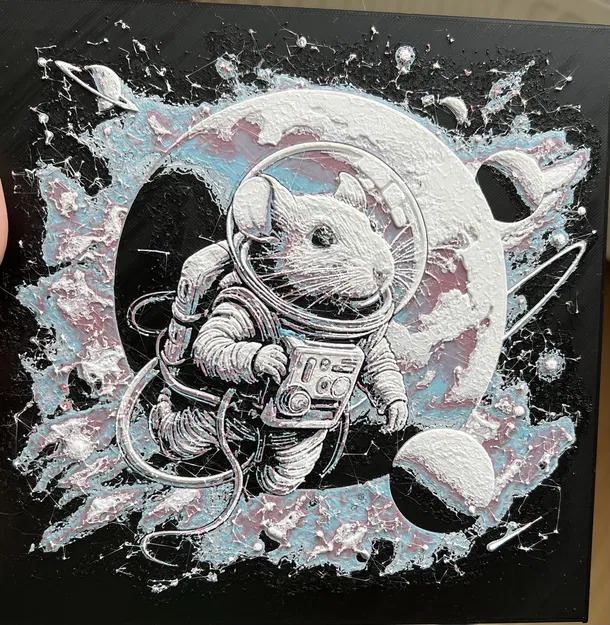 Hueforge "Mausonaut" - Chuột Phi Hành Gia - Image 2