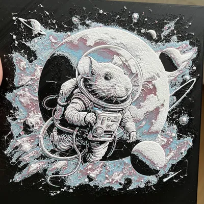 Hueforge "Mausonaut" - Chuột Phi Hành Gia