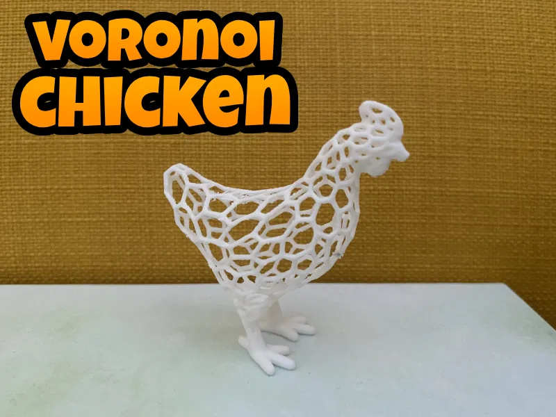 Mô Hình Gà Voronoi 3D - Image 1