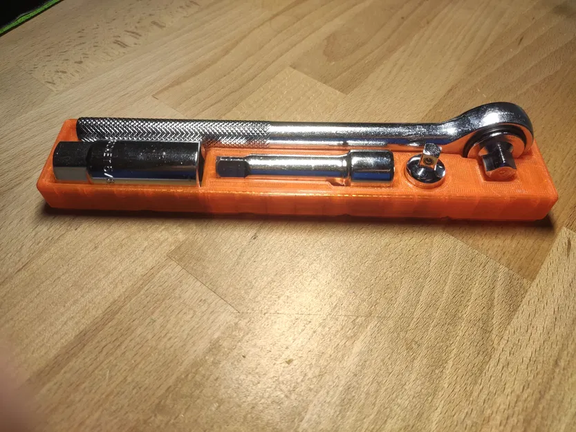 Kệ giữ cờ lê cóc tương thích Gridfinity - Image 3