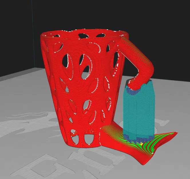 Giỏ Cây Không Khí Voronoi (Treo Tường) - Image 2