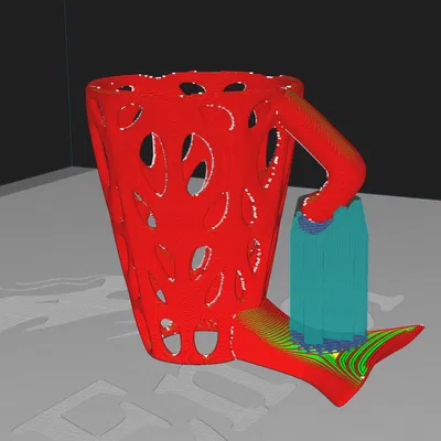 Giỏ Cây Không Khí Voronoi (Treo Tường)