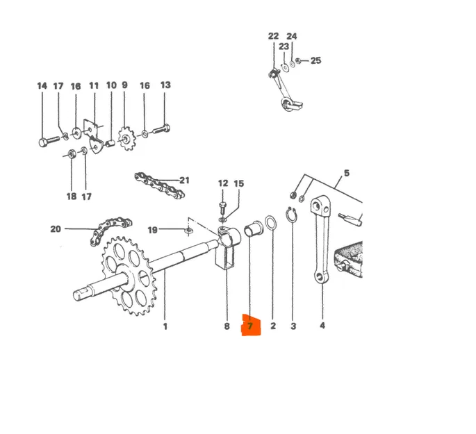Bạc Đạn Trục Đạp Xe Kreidler MF2, MF4, MP2, MP1 - Image 1