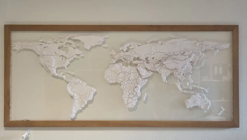 Bản đồ thế giới địa hình - Image 1