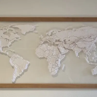 Bản đồ thế giới địa hình