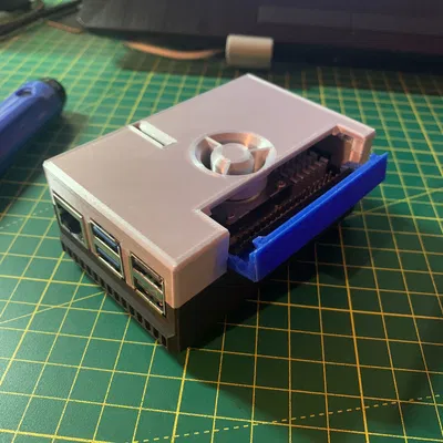 Vỏ Case Raspberry Pi 5 cho Pimoroni NVMe SSD Base v2