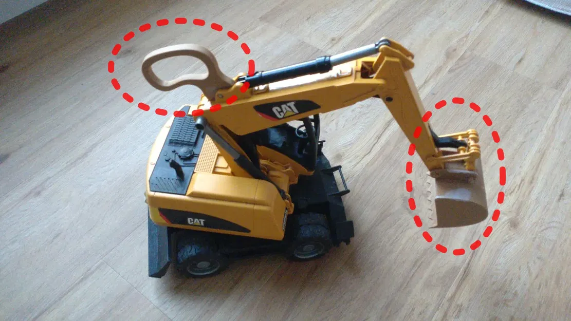 Bộ Sửa Chữa Máy Xúc Đồ Chơi CAT - Image 1