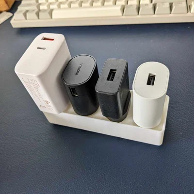 Hộp Đựng Sạc Tường USB Chuẩn Úc Gridfinity