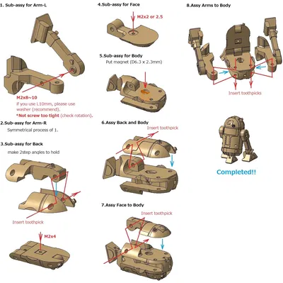 Giá Đỡ Điện Thoại R2D2 Gấp Gọn Thông Minh (Khuyến nghị cho SLA)