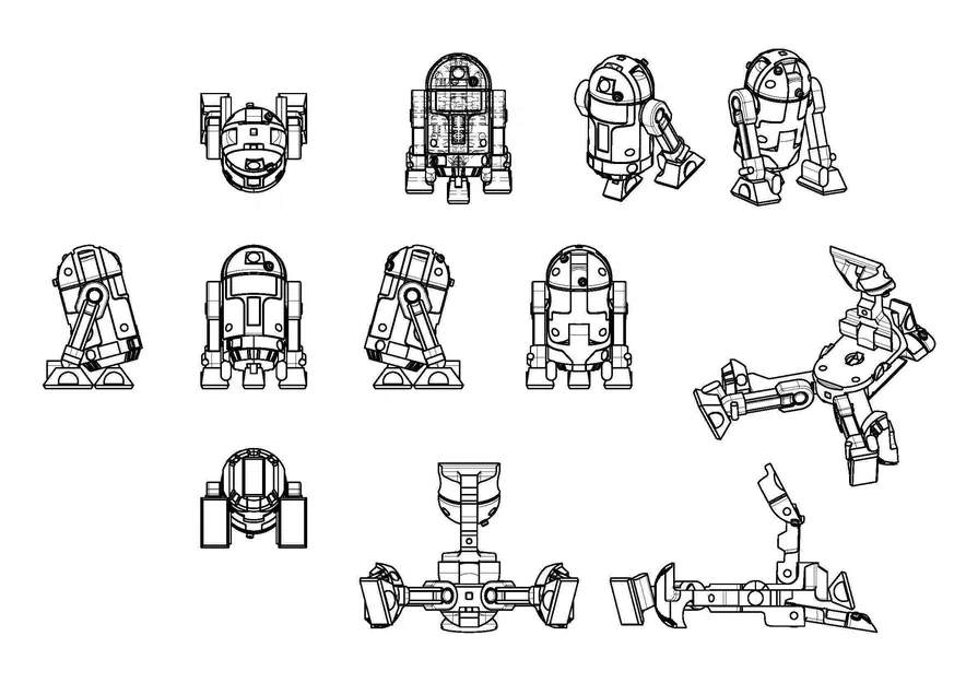 Giá Đỡ Điện Thoại R2D2 Gấp Gọn Thông Minh (Khuyến nghị cho SLA) - Image 3