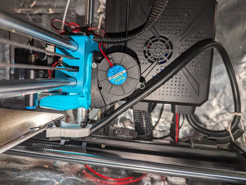 Phần nối ngang cáp bàn nhiệt Sovol SV06 Plus cho ống dẫn khí 5015 gắn sau - Image 3