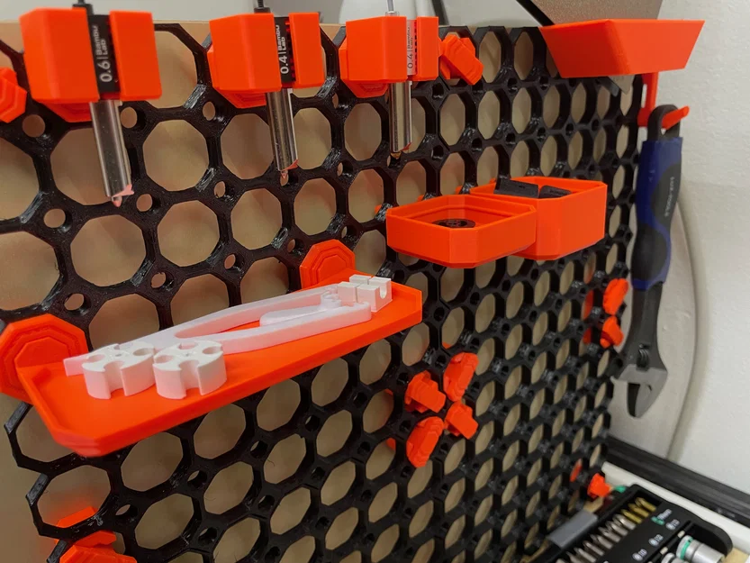 Giá giữ Đầu phun / Hotend Bambulab A1 (mini) cho Multiboard - Image 1