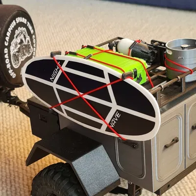 Giá đỡ mui xe moóc - Giá đỡ ván lướt sóng tỉ lệ