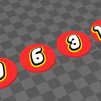 Những Con Số Đồng Hồ Thay Thế