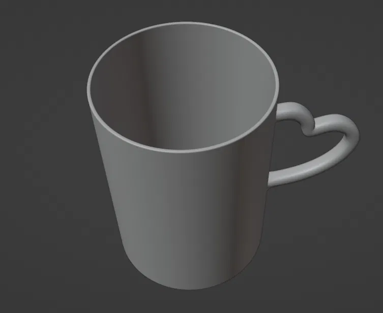 Ly 3D Hình Trái Tim - Taza Corazón - Image 1