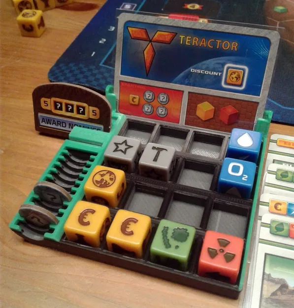Khay Người Chơi Cho Board Game Terraforming Mars - The Dice Game - Image 1