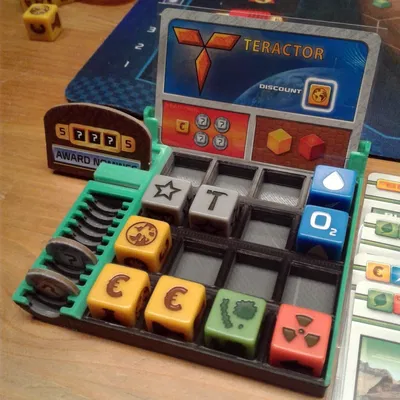 Khay Người Chơi Cho Board Game Terraforming Mars - The Dice Game