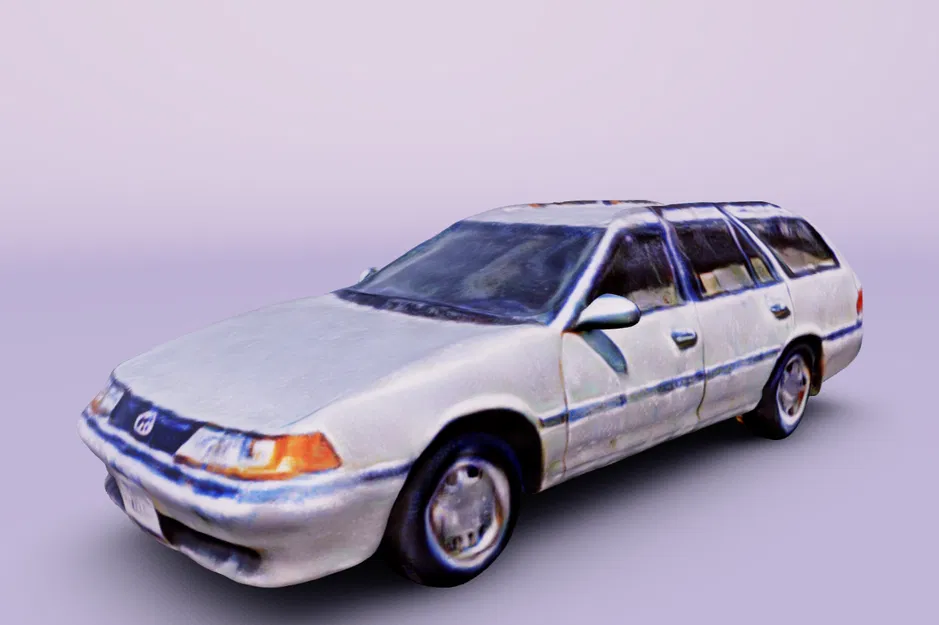 Mô Hình Xe Toyota Camry LE Station Wagon 1994 (AI tạo) - Image 2