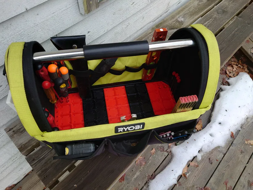 Khay Lưới Gridfinity Cho Túi Đồ Nghề Ryobi - Image 2