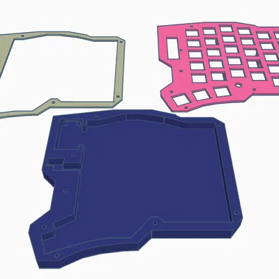 MasiBoard 1.0 - Bàn phím Ortholinear Tách rời 6x5 có OLED và Rotary Encoder tùy chọn