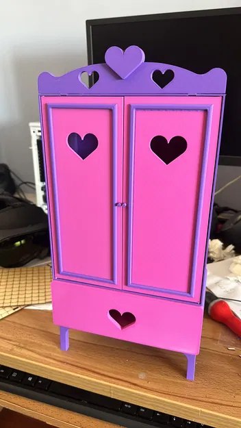 Tủ quần áo búp bê Barbie - Image 1