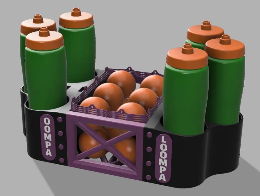 Giỏ Đựng Chai Thể Thao & Bóng - Image 1