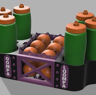 Giỏ Đựng Chai Thể Thao & Bóng