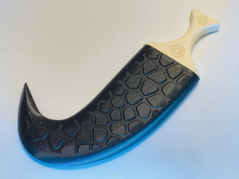 Dao Găm Jambiya Truyền Thống - Họa Tiết Voronoi - Image 1