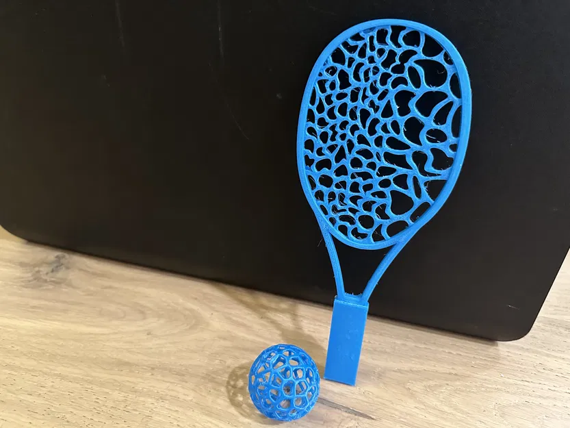 Vợt Tennis Mini Kiểu Voronoi (Dùng Chơi Game) - Image 3