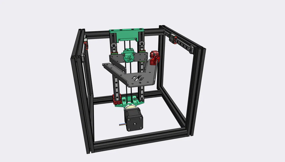 Voron0.2 Dẫn động Z bằng Dây đai - Dùng motor Stepper có bánh răng (Mạnh mẽ) - Image 5