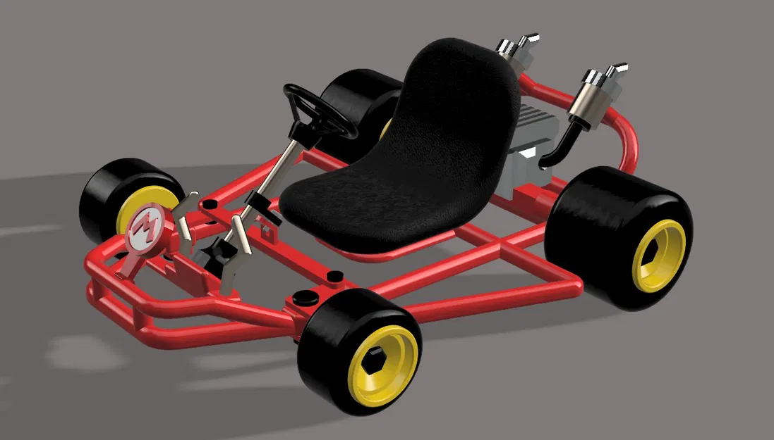 Mô Hình Super Mario Kart In 3D Hoàn Chỉnh - Image 1