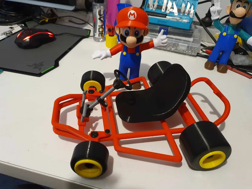 Mô Hình Super Mario Kart In 3D Hoàn Chỉnh - Image 4